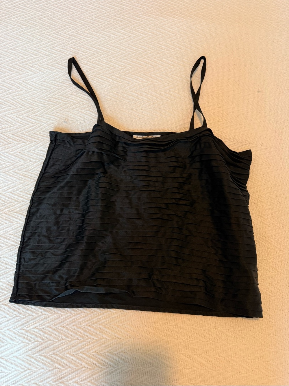 Vintage Carole M Studio 100% silk tank